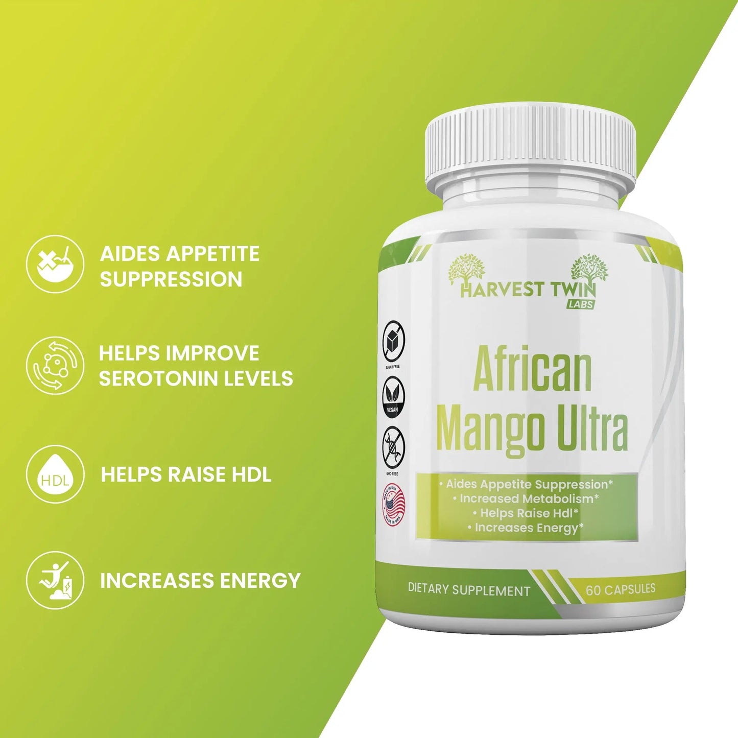 African Mango Ultra – Natürliches Gewichtsmanagement-Supplement