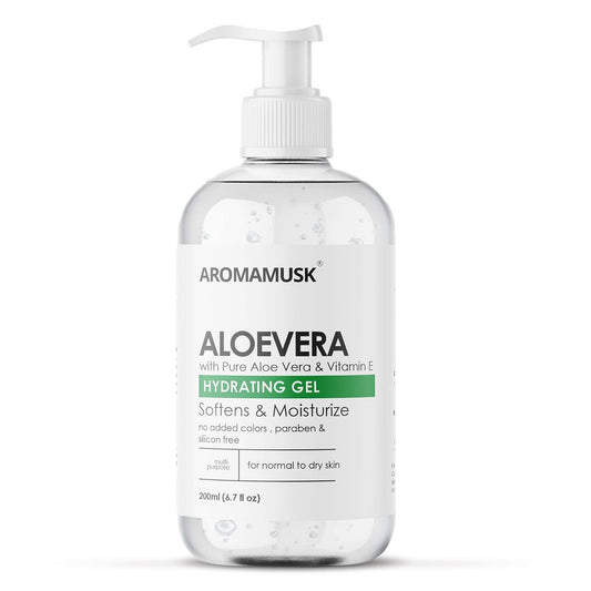 Aloe Vera Gel für das Gesicht – Mit reiner Aloe Vera & Vitamin E