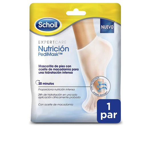 Scholl PEDIMASK – Nährende Fußmaske mit Macadamiaöl