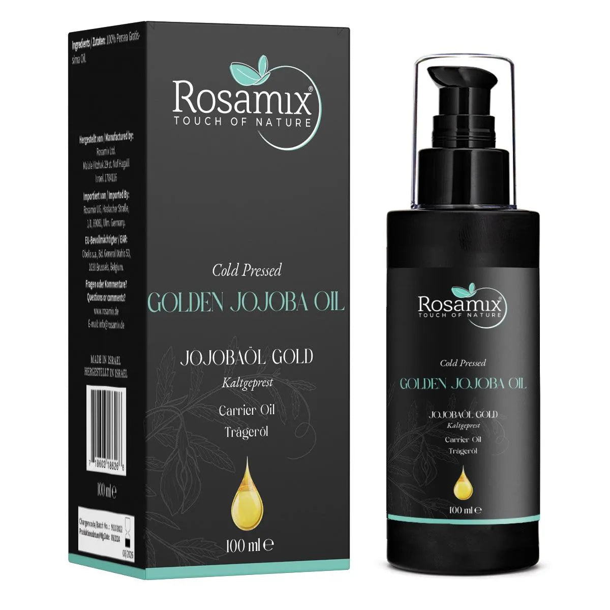 Jojobaöl Gold Kaltgepresst – 100% Reines Trägeröl